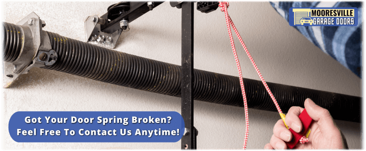 Broken Garage Door Spring Mooresville